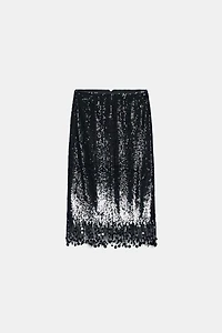 SEQUIN LONG SKIRT ZW COLLECTION