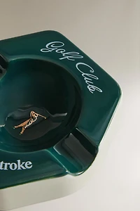 CERAMIC GOLF ASHTRAY