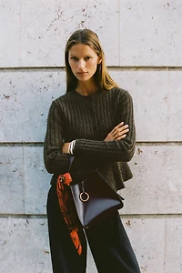 MINI SAC SEAU AVEC ANNEAU MÉTALLIQUE