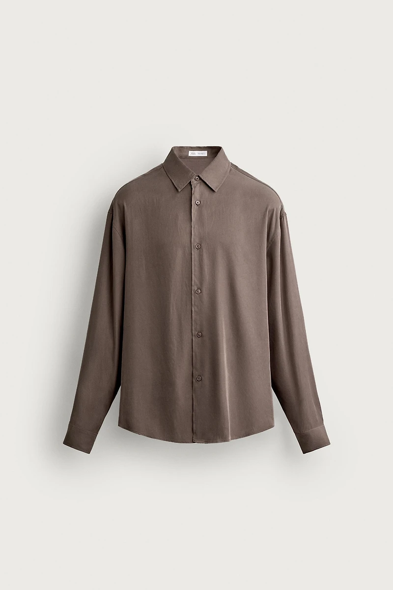 RELAXED FIT FLOWY SHIRT
