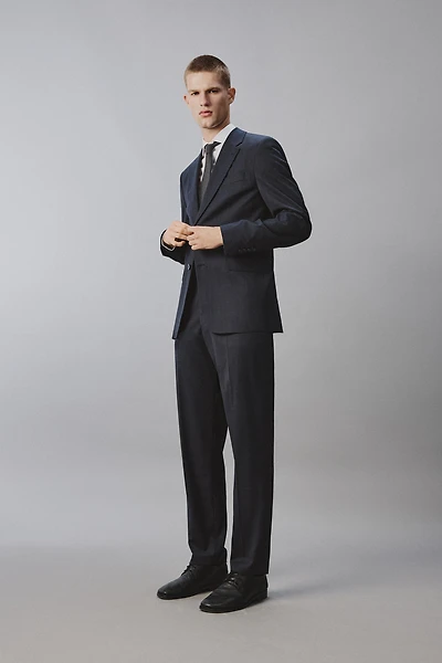 PANTALON DE COSTUME REGULAR FIT À CARREAUX