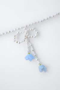 PEARL FLOWER BEAD NECKLACE