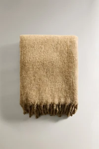 FRINGED SOFT BLANKET