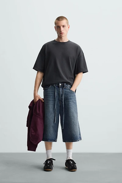 WASHED LIGHT WEIGHT BOXY FIT T-SHIRT