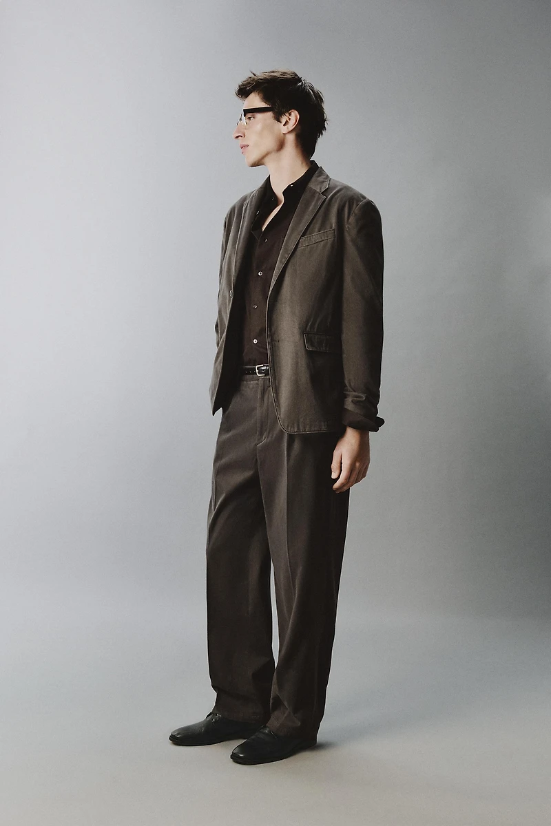 VESTE DE COSTUME EFFET DÉLAVÉ