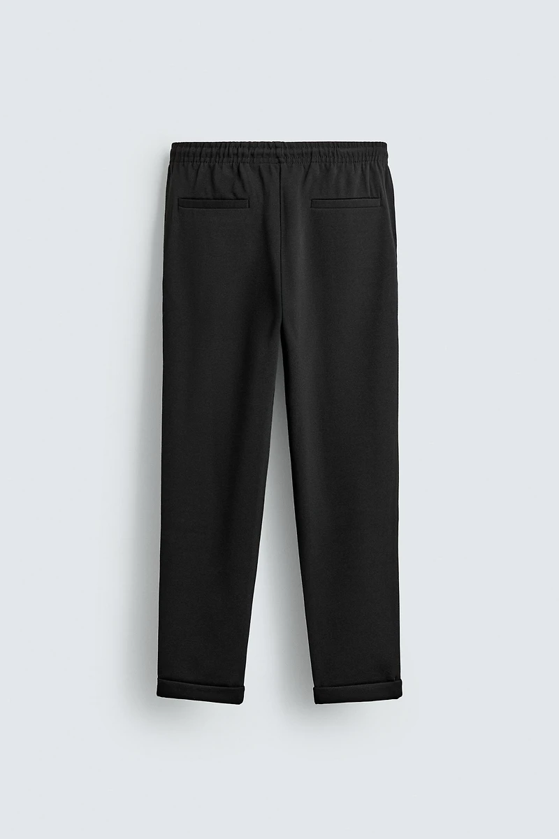 COMFORT NON-IRON JOGGER-WAIST PANTS