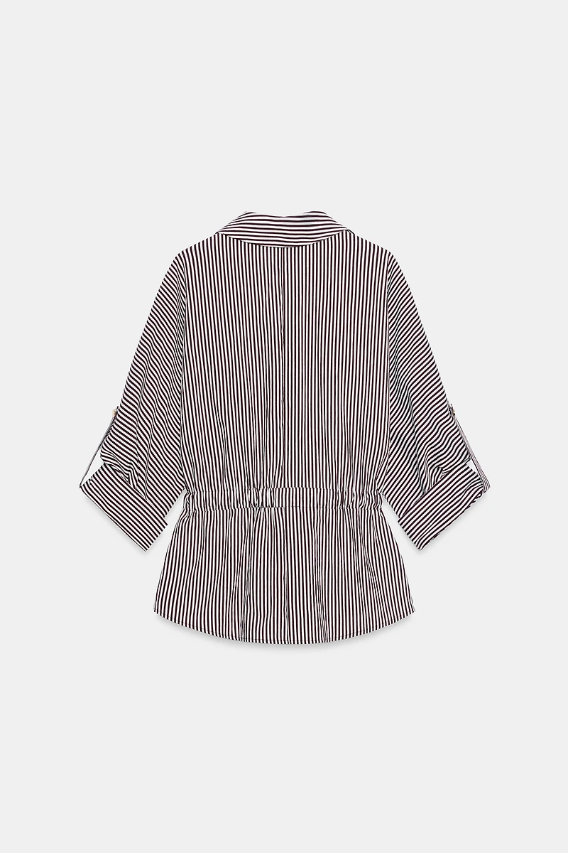 STRIPED SAFARI SHIRT