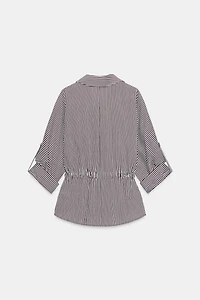 STRIPED SAFARI SHIRT