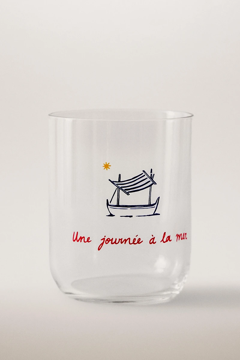SUMMER GLASS TUMBLER | DIEGO NINE