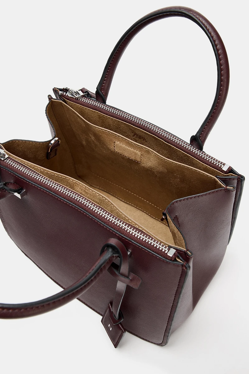 DOUBLE HANDLE MINI CITY BAG