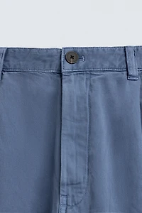 WASHED PLEATED SHORTS