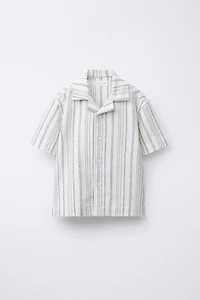 RUSTIC STRIPED BOWLING SHIRT