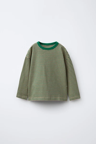 HEAVY WEIGHT STRIPED T-SHIRT