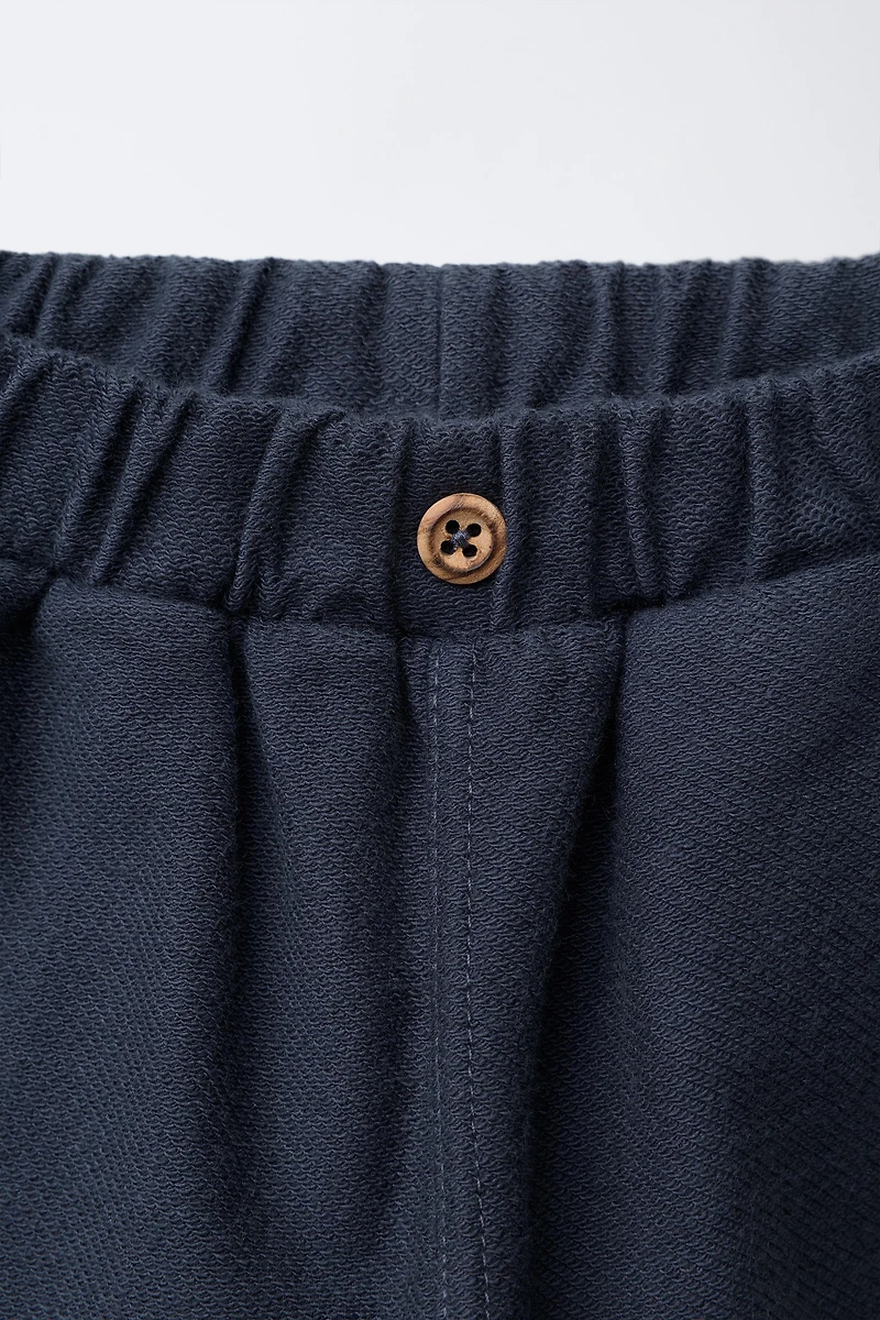 TWILL BUTTON PANTS