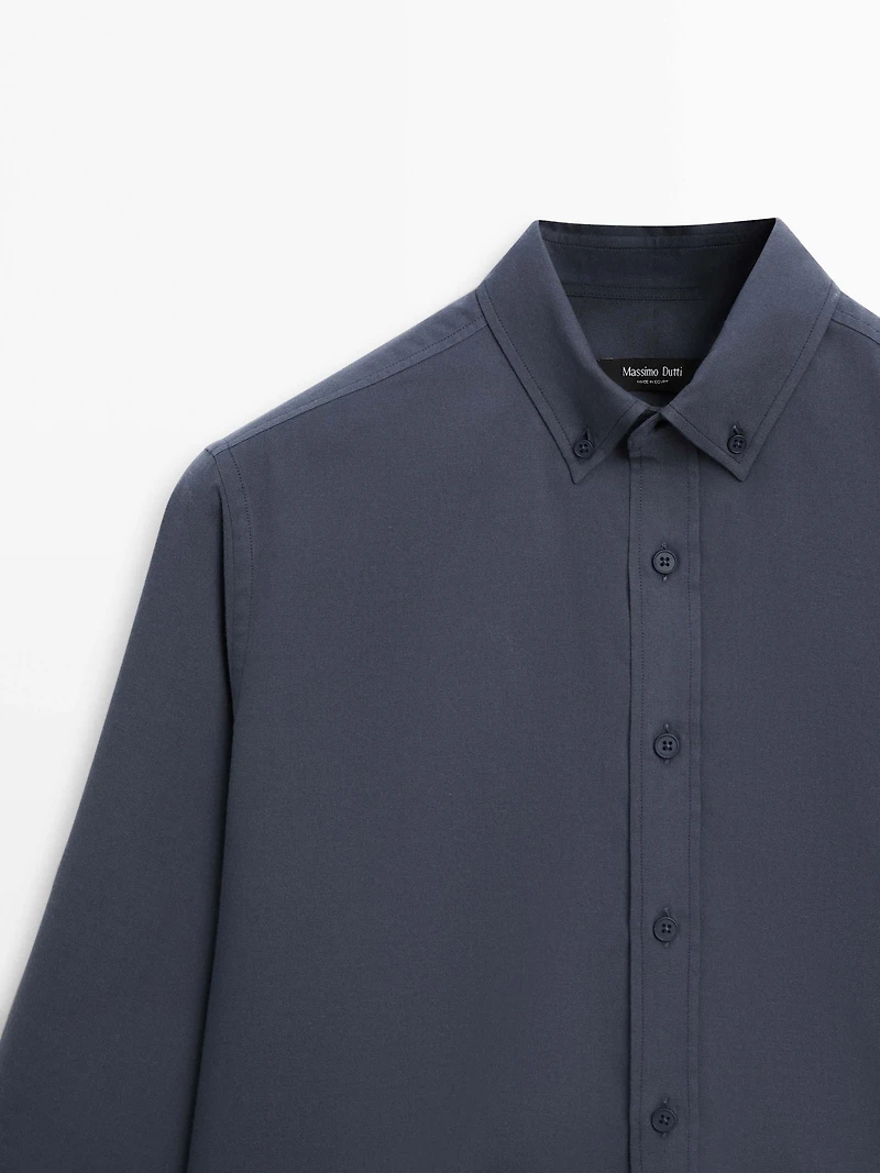 Regular fit cotton shirt