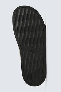 DOUBLE STRAP LEATHER SANDALS