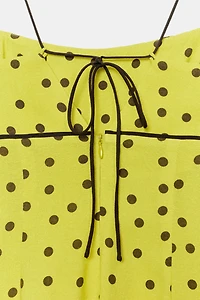 POLKA DOT MIDI DRESS