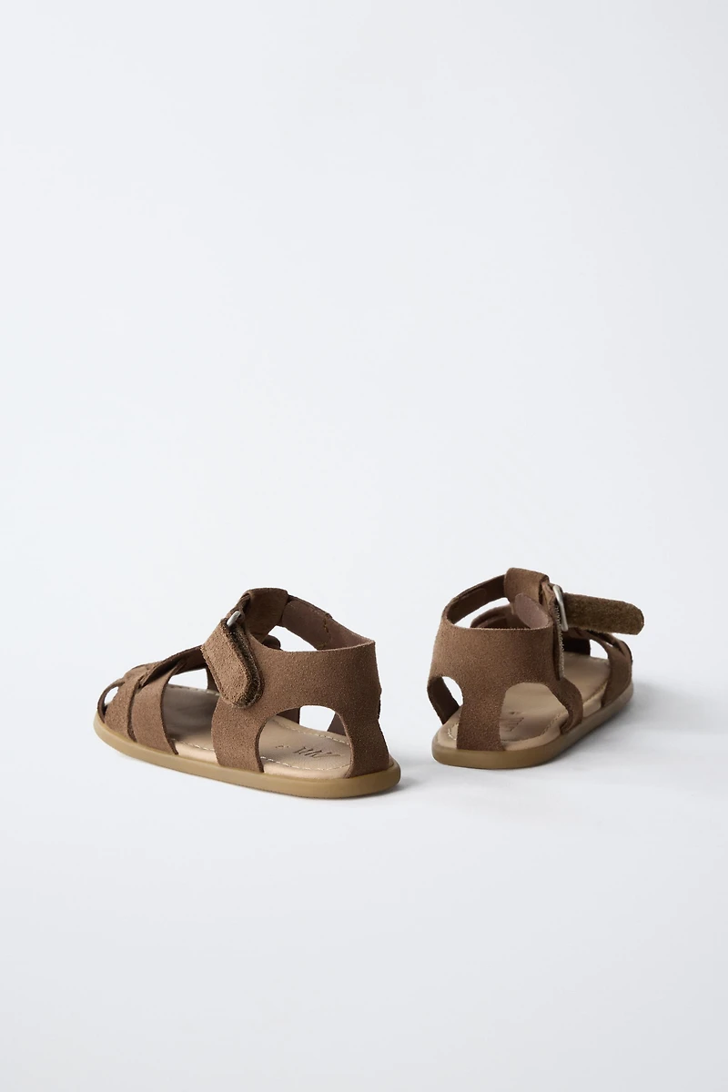 BAREFOOT LEATHER FISHERMAN SANDALS