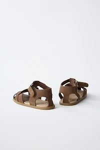BAREFOOT LEATHER FISHERMAN SANDALS