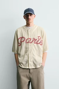 CHEMISE STRUCTURÉE BRODERIE