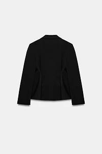 ZW COLLECTION TEXTURED PEPLUM BLAZER