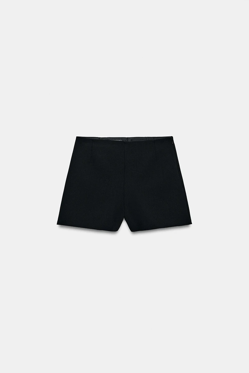 SHORT TAILLE HAUTE À POIS