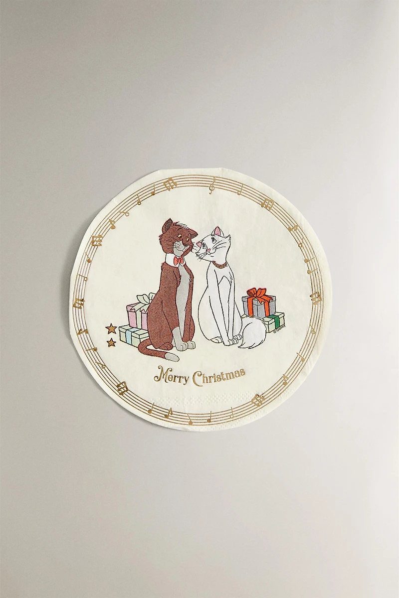 SET OF CHILDREN'S CHRISTMAS PAPER NAPKINS THE ARISTOCATS ©DISNEY (SET OF 20)