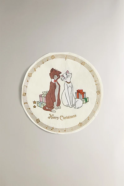 SET OF CHILDREN'S CHRISTMAS PAPER NAPKINS THE ARISTOCATS ©DISNEY  (SET OF 20)