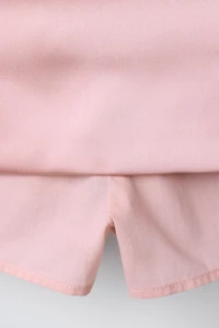 SATIN BOW SKORT