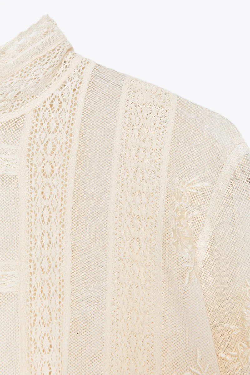 ZW COLLECTION ROMANTIC LACE BLOUSE