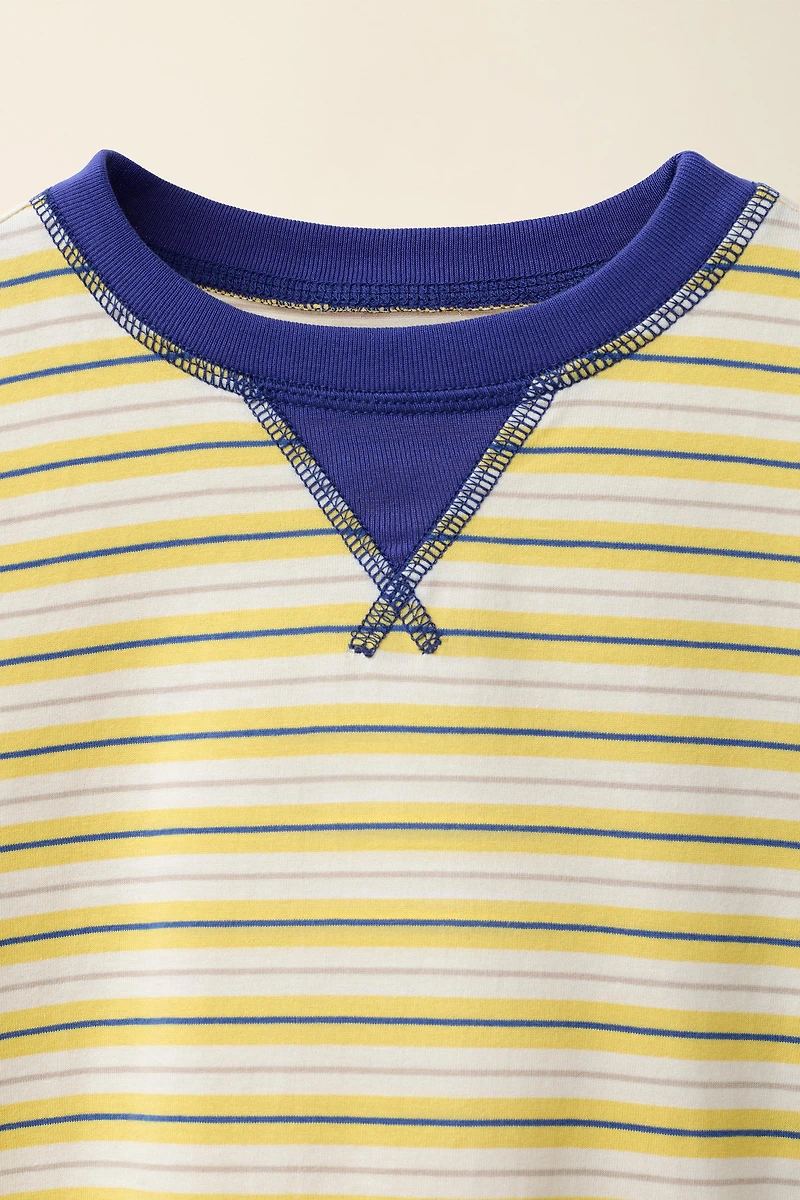 CONTRAST TOPSTITCHING T-SHIRT CREATED BY CARAMEL LONDON X ZARA