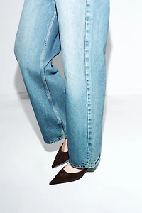 SUEDE MULES