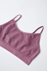 KIDS 8-14 YEARS/ TWO-PACK SEAMLESS TOPS