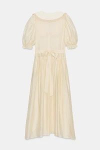 FLOWY LACE MIDI DRESS