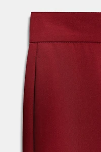 WIDE LEG PLEATED PANTS