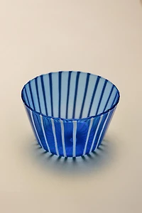 STRIPED BOROSILICATE GLASS BOWL