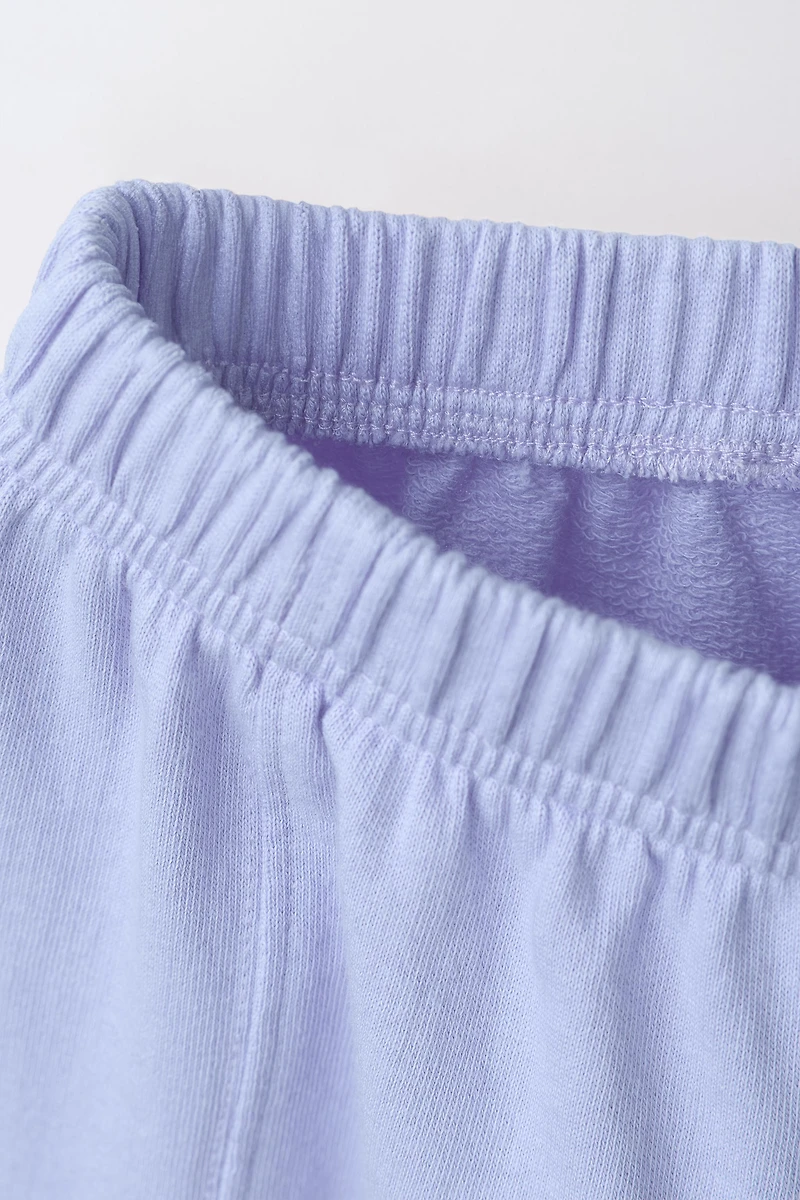 PANTALON EN MOLLETON BALLOON UNI