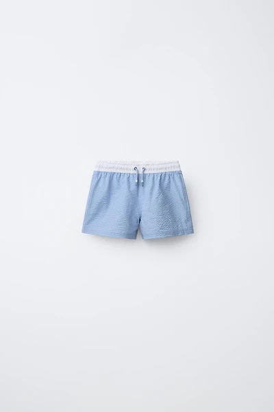 2-6 YEARS / LABEL SWIM SHORTS
