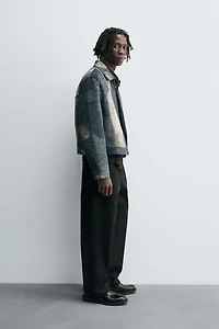 ABSTRACT JACQUARD JACKET