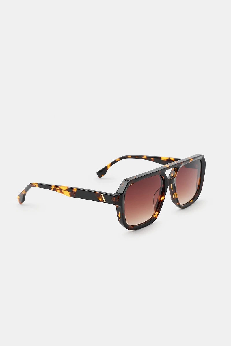 AVIATOR ACETATE SUNGLASSES
