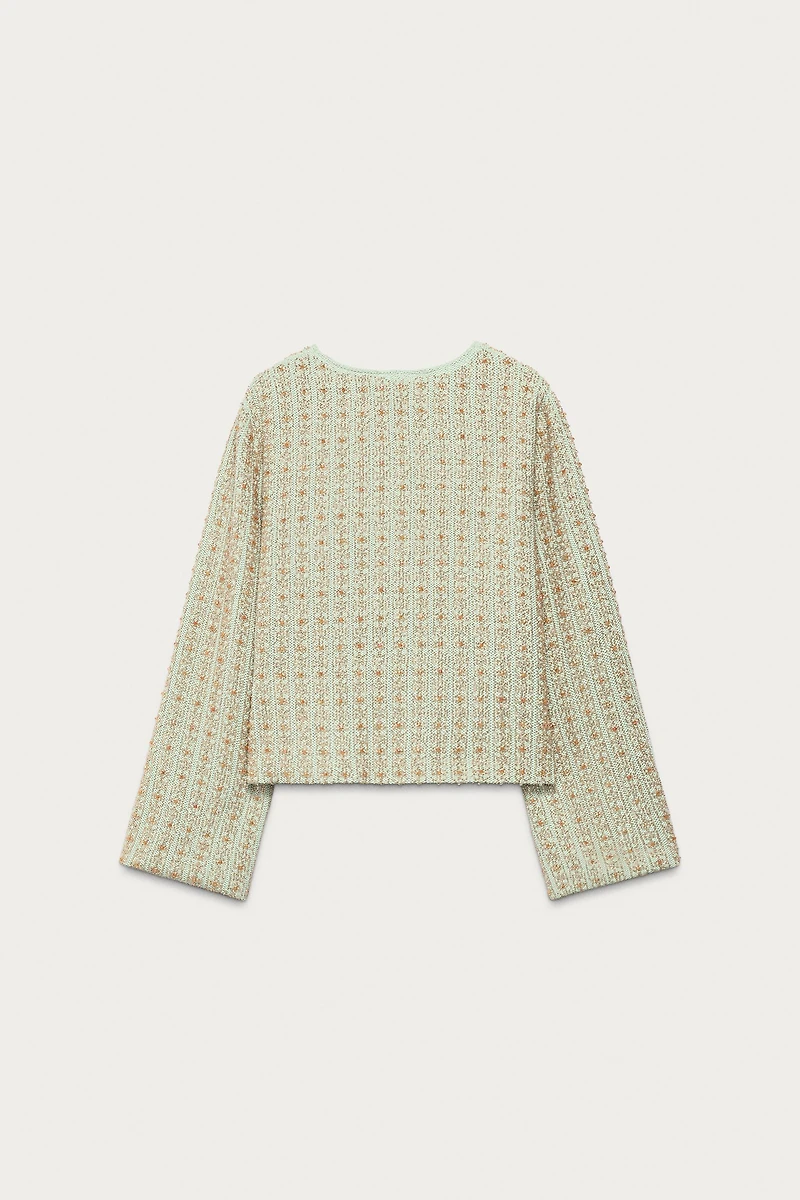 BEADED CARDIGAN MARISA BERENSON X ZARA