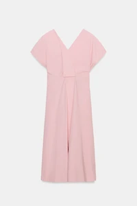 ROBE POPELINE PLIS ZW COLLECTION