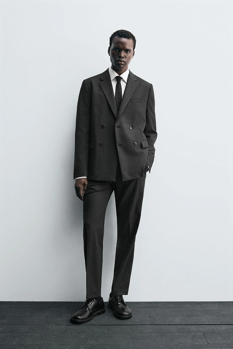 DOUBLE BREASTED SUIT BLAZER