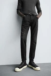 RIPPED SKINNY FIT JEANS