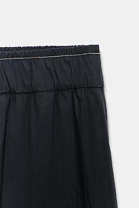 ZW COLLECTION TOPSTITCHED TROUSERS