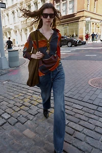 WRAP PRINT SHIRT