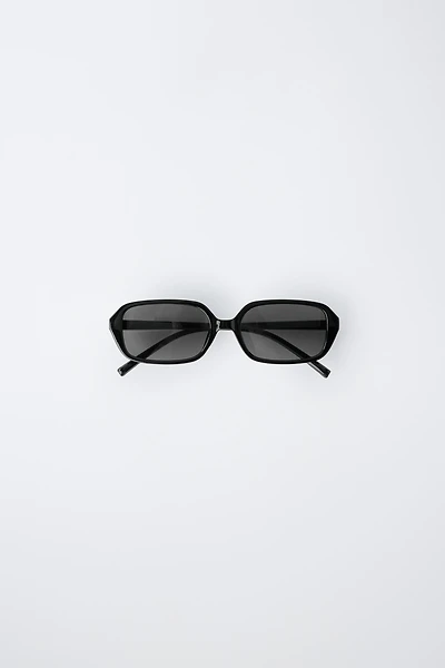 RECTANGULAR PLASTIC FRAME SUNGLASSES