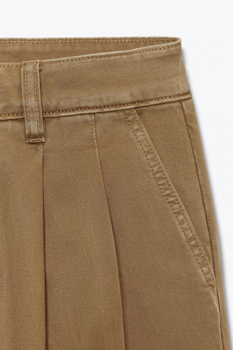 LOW-RISE CHINO PANTS