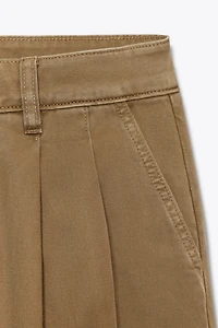 LOW-RISE CHINO PANTS