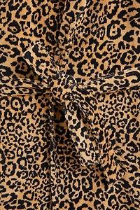 ANIMAL PRINT JACQUARD BATHROBE (400 GXM²)